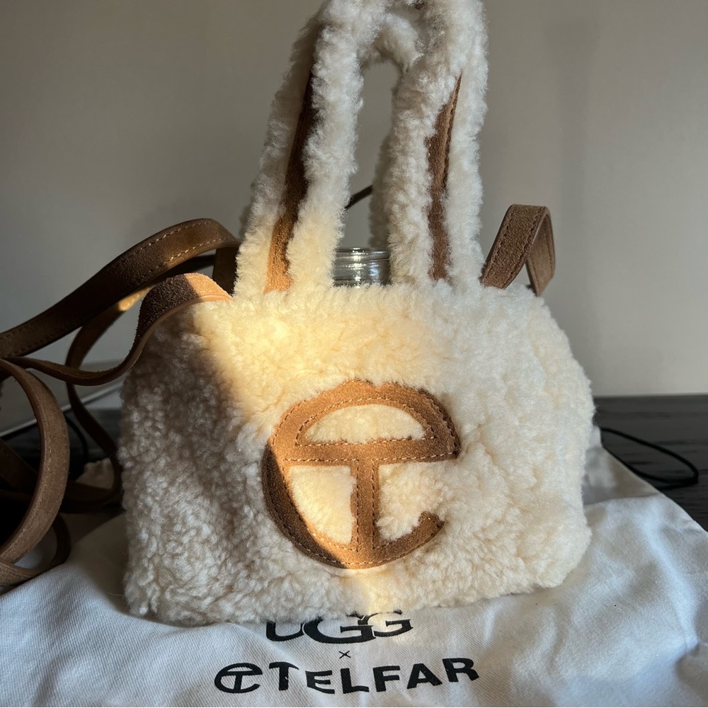 Beige Telfar x UGGS collection / NEW, NEVER USED BUT NO TAGS- SMALL CROSSBODY